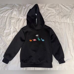 SHEIN 2-3T black Dino hoodie